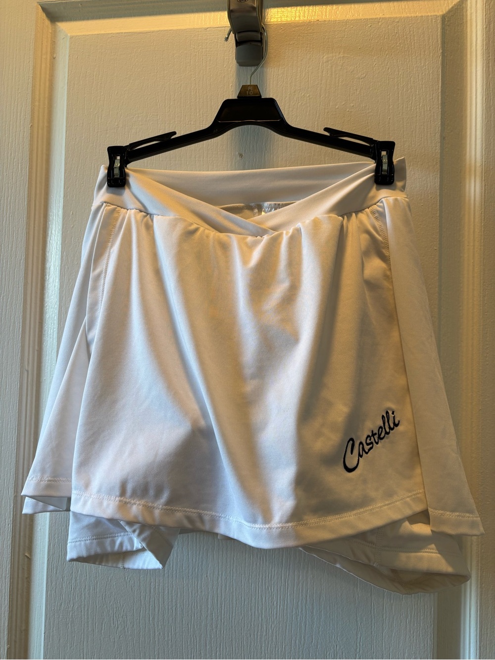 Castelli White Cycling Skort - Women's Performance cycling skort